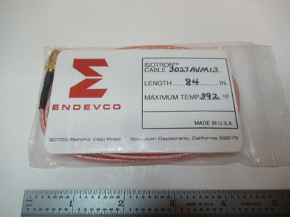 Meggitt Endevco Cable 3027AVM13 1/4-28 for 4-pin Triaxial Accelerometer