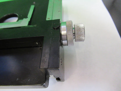 OLYMPUS JAPAN XY STAGE TABLE CLIPS MICROSCOPE PART AS PICTURED X4-A-25