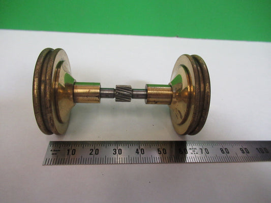 Antique Brass Bausch & LombKNOBS Tubus Pol Microscope Part
