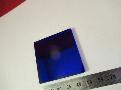 OPTICAL FILTER ASSEMBLY BLUE BALZERS OPTICS AS PICTURED &P7-FT-83