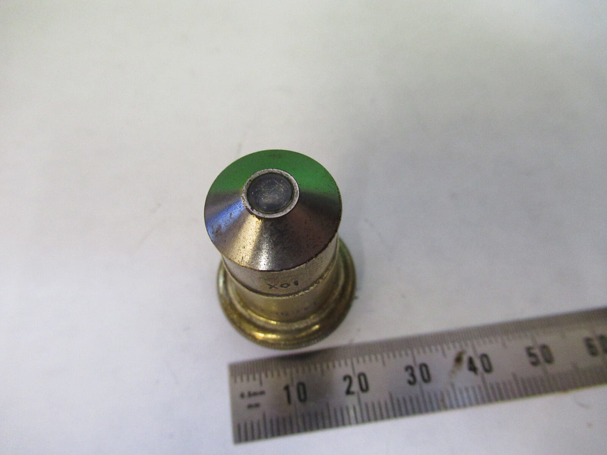 For Parts ANTIQUE SPENCER BRASS OBJECTIVE MICROSCOPE PART AS PICTURED G8-A-21