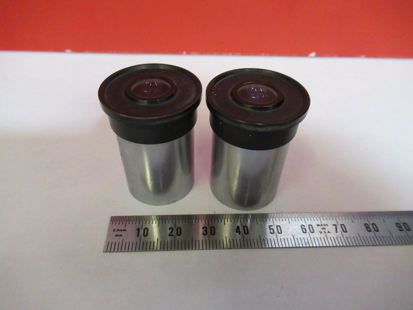 PAIR KYOWA JAPAN WF10X OCULAR EYEPIECE MICROSCOPE PART AS PICTURED T9-A-08