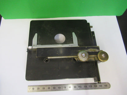Spencer Lens Co. Vintage Stage Table Xy Antique Microscope Part