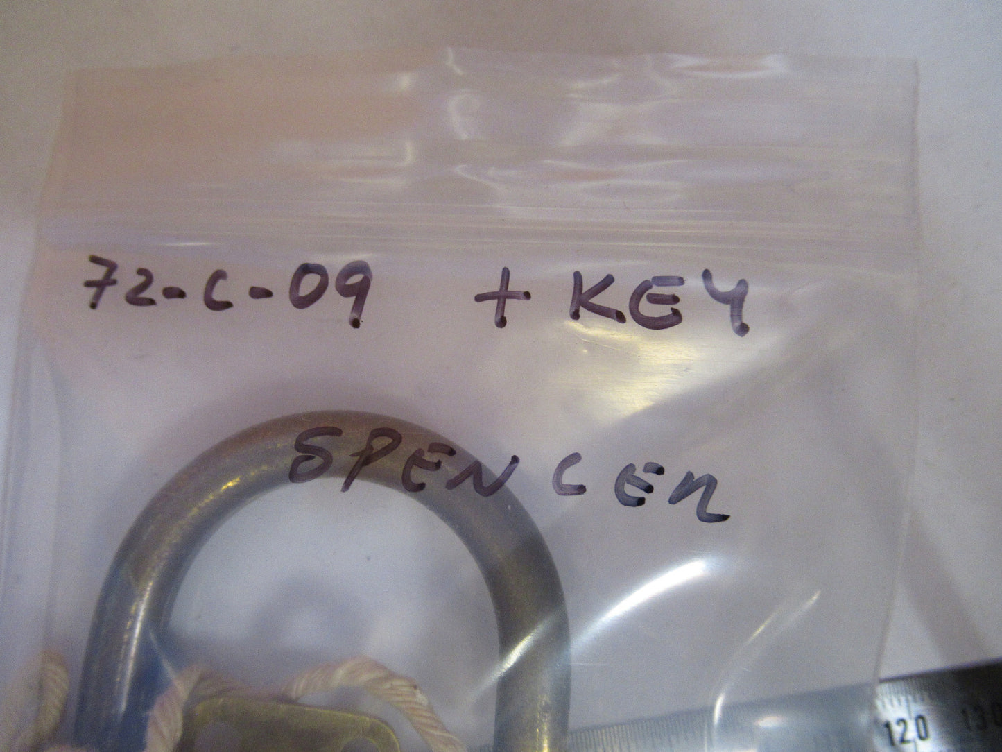 AO SPENCER LOCK for wood cabinet with key MICROSCOPE PART AS PICTURED 72-C-09