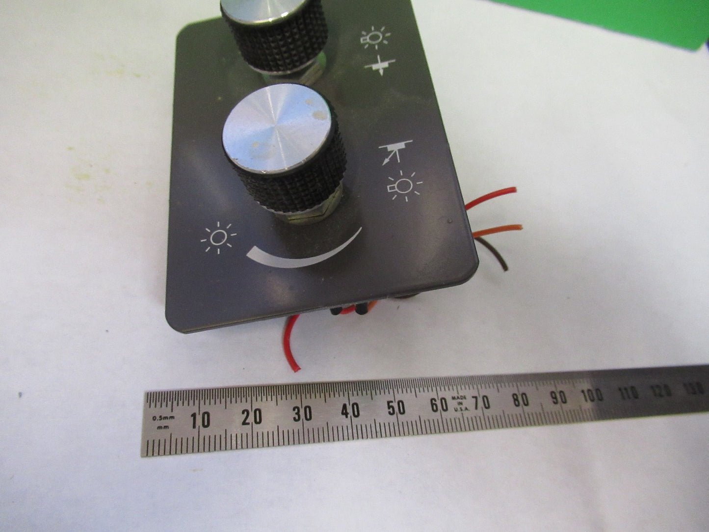 MITUTOYO JAPAN ULTRAPLAN DIMMER LAMP SWITCH MICROSCOPE PART AS PICTURED U8-B-36