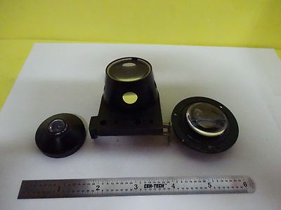 FÜR TEILE MIKROSKOP PART LOT LENS ILLUMINATOR ?? OPTIKBEHÄLTER #X5-19