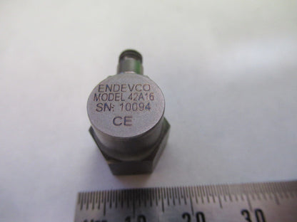 ENDEVCO 42A16 sense 100 mV/g ACCELEROMETER VIBRATION SENSOR AS PICTURED U8-A-16