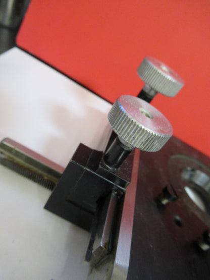 BAUSCH LOMB XY STAGE TABLE MICROMETER MICROSCOPE PART AS PICTURED Y7-B-20
