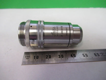 LEITZ GERMANY 45X /170 FLU OPTICS LENS MICROSCOPE PART AS PICTURED 8X-A-32