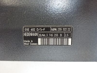 MICROSCOPE PART HEIDENHAIN EXE 602 D/5-F POSITIONING SIGNAL READ AS IS B#TA-1-3Z