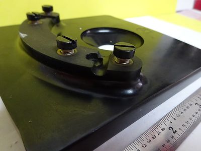Microscope Part Vintage American Optical Co. Stage Table American Optics