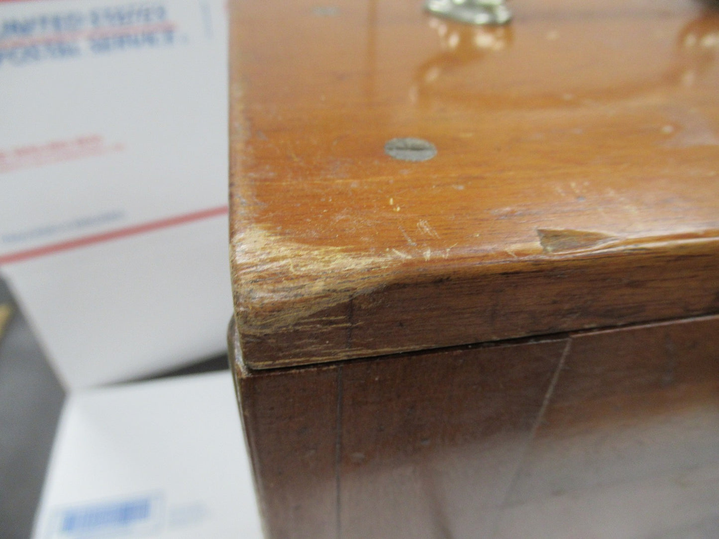 ANTIQUE WOOD CABINET EMPTY CARL ZEISS  1900's without key  MICROSCOPE PART TA-5