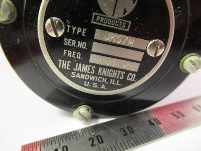 James Knight Jk Quartz Resonator 660 Kc Sandwich Illinois