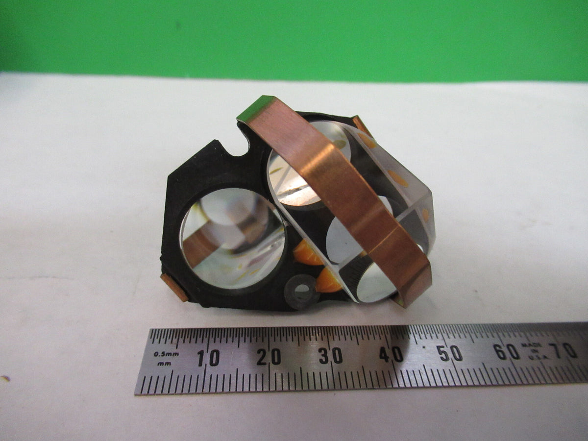 AMSCOPE PRISM ASSEMBLIES STEREO HEAD OPTICS MICROSCOPE PART AS PICTURED 82-A-75