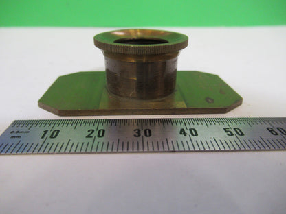 Antique Brass Compressor Stage France Microscope Part