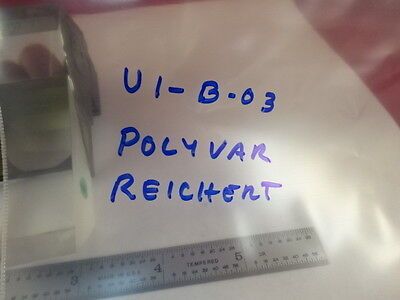 MICROSCOPE PART REICHERT LEICA POLYVAR HEAD PRISM OPTICS AS IS B#U1-B-03