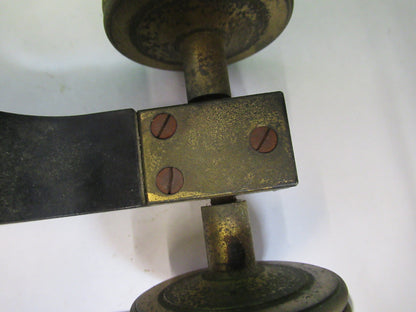 ANTIQUE BAUSCH LOMB OLD STAGE FRAME LIMB MICROSCOPE PART AS PICTURED F3-B-70