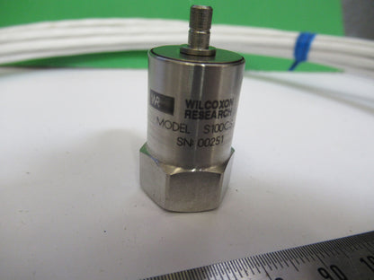 WILCOXON S100CS INDUSTRIAL VIBRATION ACCELEROMETER SENSOR AS PICTURED X4-A-70