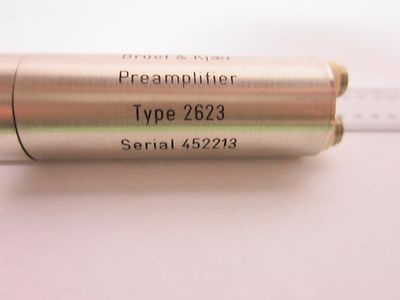 BRUEL KJAER PREAMPLIFIER 2623 MICROPHONE ACOUSTICS SENSOR #J7-82