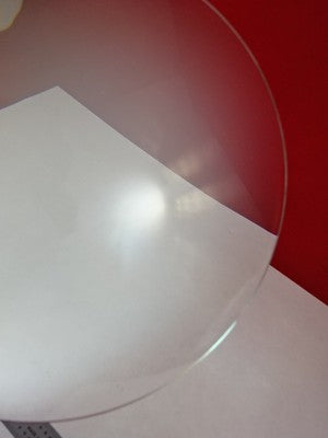 Optical Large Bi Convex Glass Lens 5" Dia 9.8 Fl Laser Optics