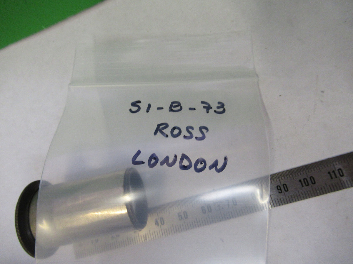 ROSS LONDON  EYEPIECE LENS   MICROSCOPE PART AS PICTURED S1-B-73