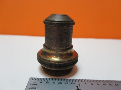 Antique Bausch & Lomb Brass Objective 2/3 Microscope Part