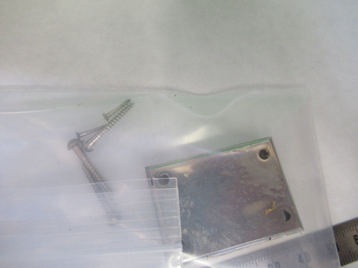 ZEISS GERMANY LOCK WITHOUT KEY for cabinet MICROSCOPE PART AS PICTURED X9-B-06