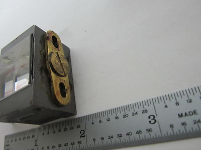 OPTICAL MICROSCOPE PART PRISM OPTICS AS IS BIN#N6-61