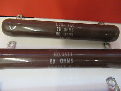 LOT POWER RESISTOR TUBULAR OHMITE 50W AS PICTURED &A7-B-02