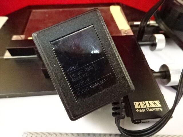 ZEISS GERMANY STAGE SPI MICROMETER SPECIMEN TABLE MICROSCOPE PART &79-24