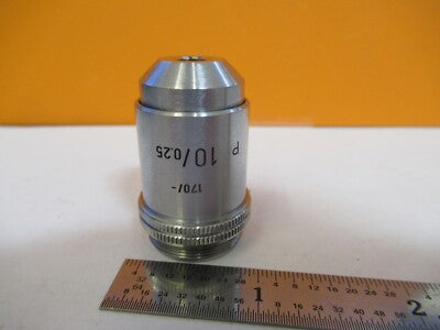 LEITZ WETZLAR OBJECTIVE POL 10X /170 OPTICS MICROSCOPE PART AS PICTURED &11-B-27