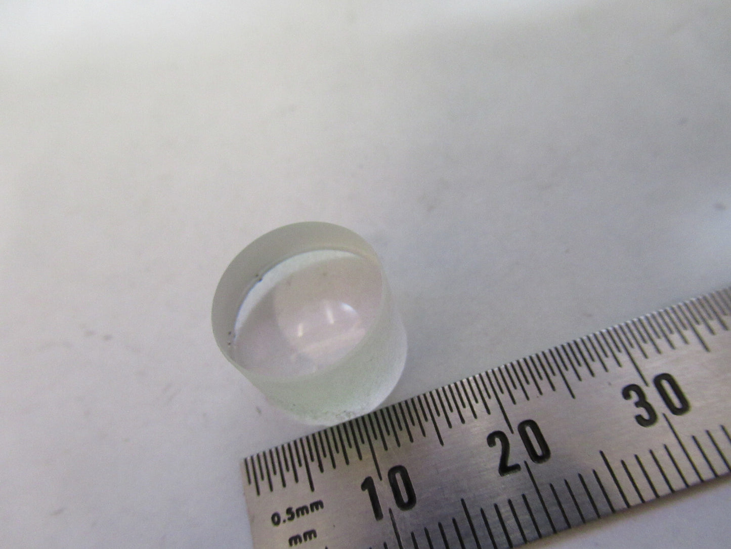 OPTICAL THICK LENS CONVEX CONCAVE CYLINDER OPTICS AS PICTURED &H3-B-56