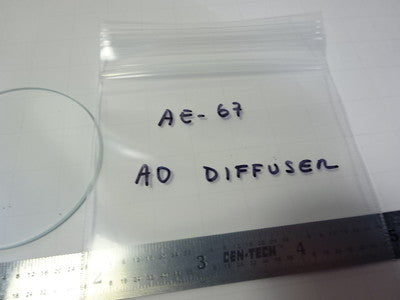 MICROSCOPE PART AO AMERICAN ROUND DIFFUSER FILTER OPTICS AS IS B#AE-67
