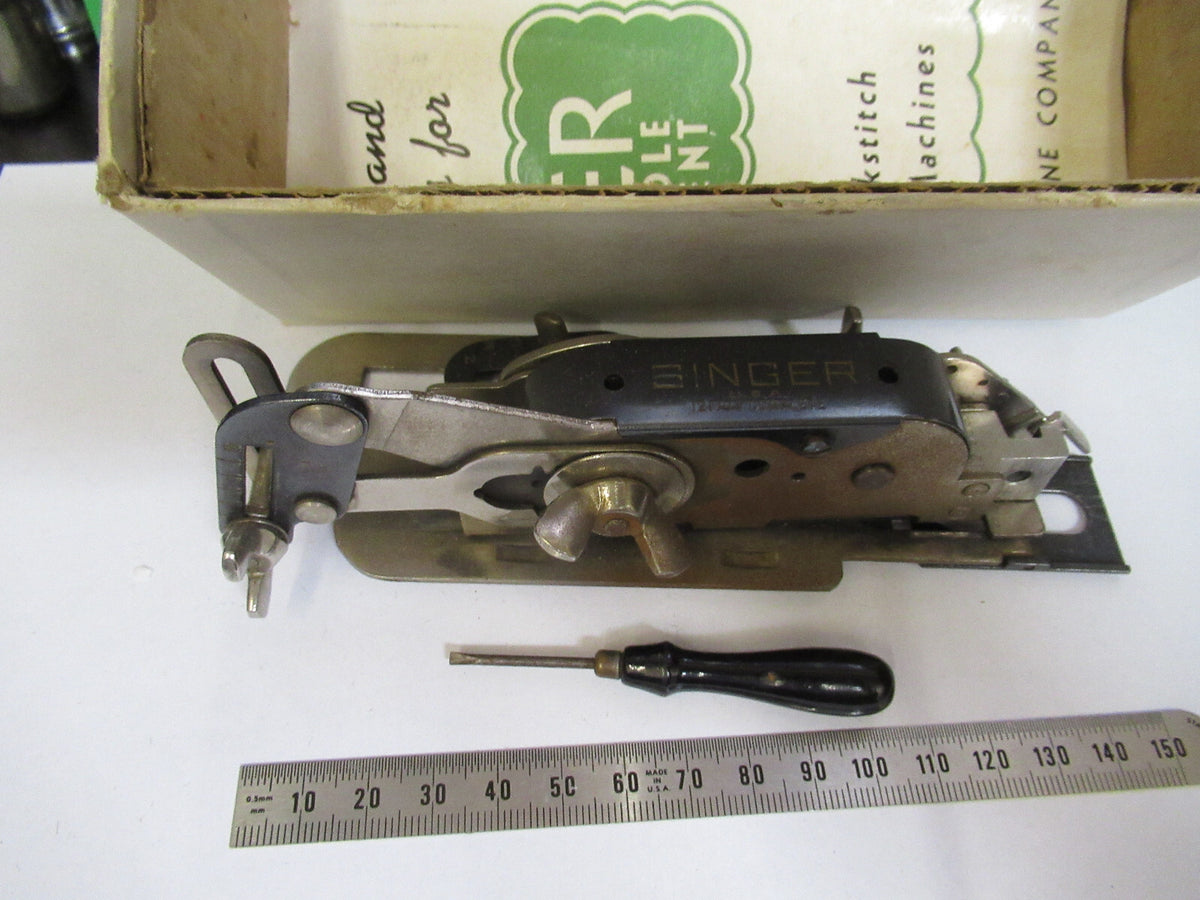 OLD SINGER SEWING ACCESSORY MACHINE  BUTTON ATTACHMENT ASSEMBLY &H2-A-21
