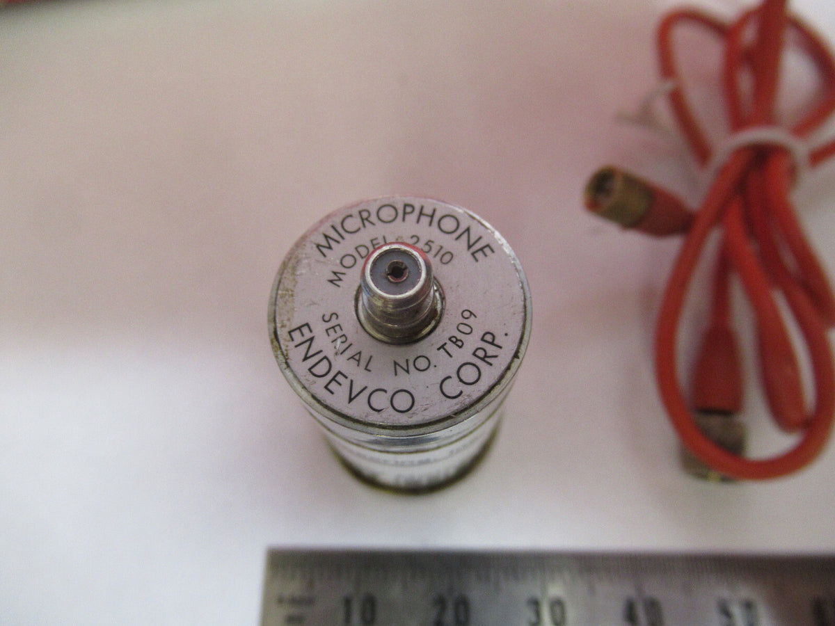ENDEVCO HIGH INTENSITY MICROPHONE 2510 PRESSURE SENSOR AS PICTURED &S9-A-42