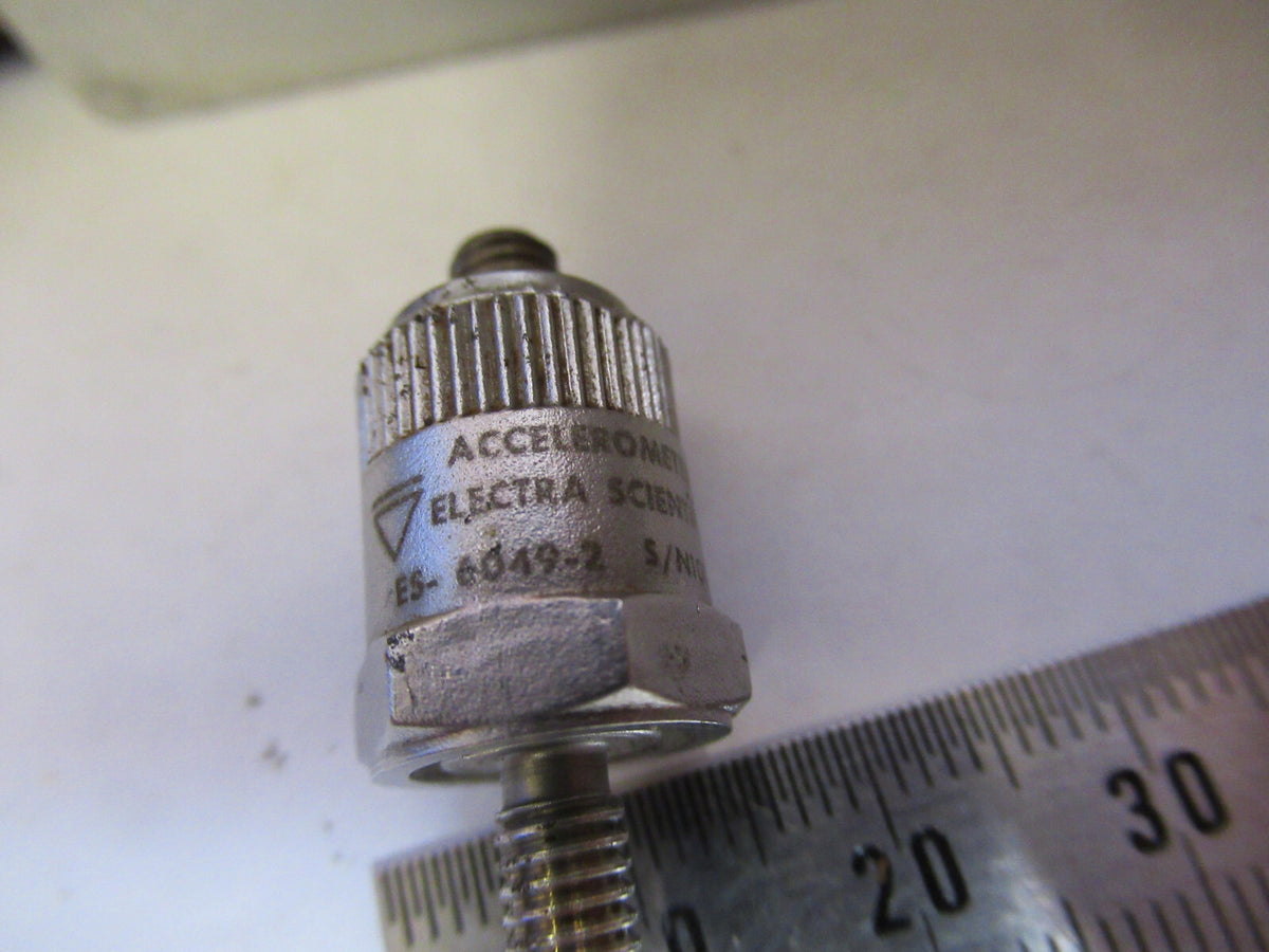 ELECTRA 6049-2 UNIAXIAL ACCELEROMETER VIBRATION SENSOR AS PICTURED X6-A-29