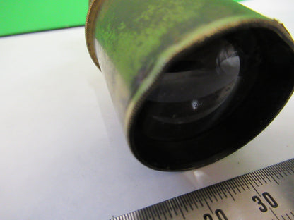 FOR PARTS ANTIQUE LONDON BRASS EYEPIECE LENS MICROSCOPE PART AS PICTURED X6-A-95