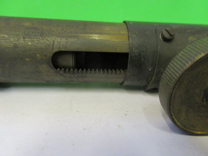 Antique Brass Stage Tubus Unknown Rare Telescope Part