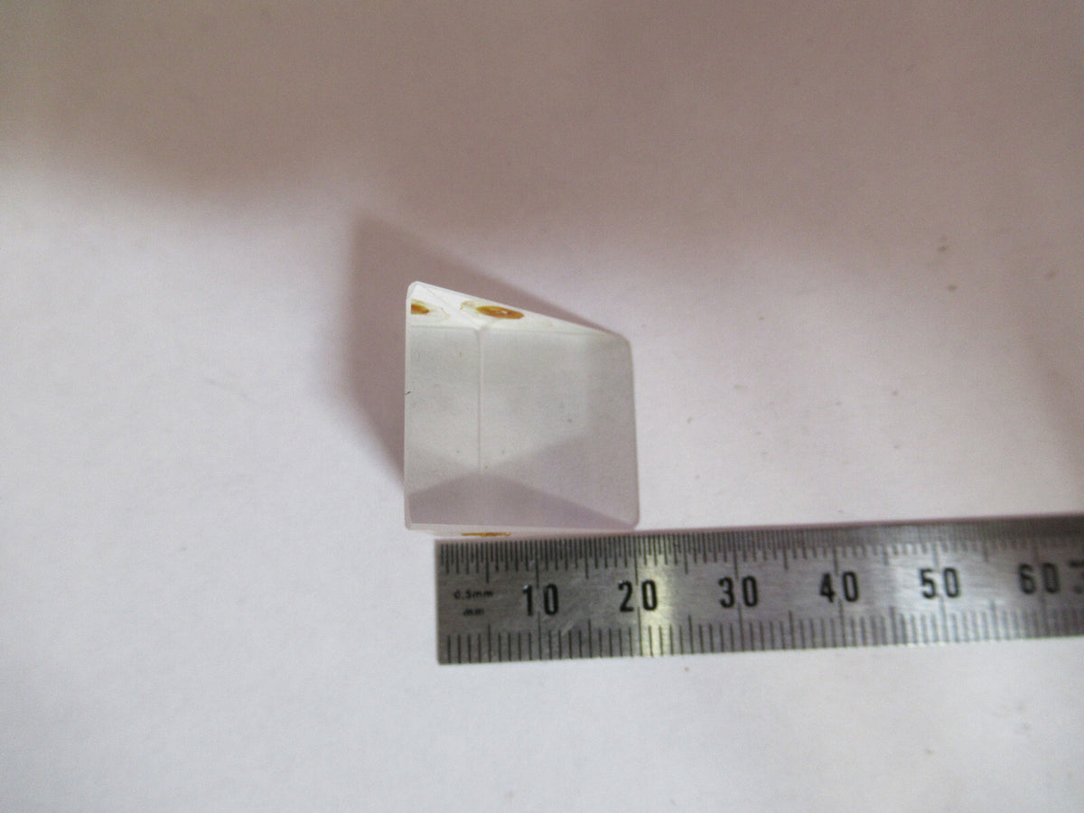 OPTICAL BAUSCH LOMB GLASS PRISM OPTICS AS PICTURED F8-A-33