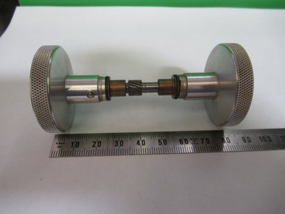SET of KNOBS for AO SPENCER BUFFALO MICROSCOPE PART AS PICTURED H9-A-20