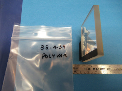 BEAM SPLITTER POLYVAR REICHERT AUSTRIA OPTICS MICROSCOPE PART AS IS &85-A-39