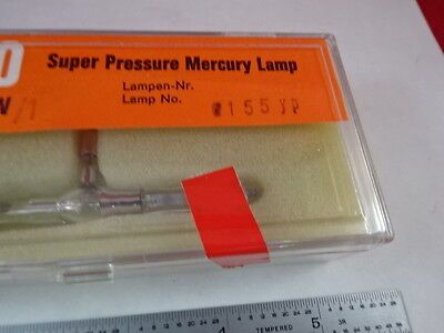 MICROSCOPE PART OSRAM GERMANY HBO LAMP BULB 100W/1 LEITZ OPTICS AS IS B#U7-B-03