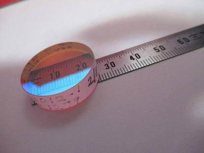 OPTICAL FLAT COATED FUSED SILICA 532nm HP LASER OPTICS AS PICTURED Q2-27