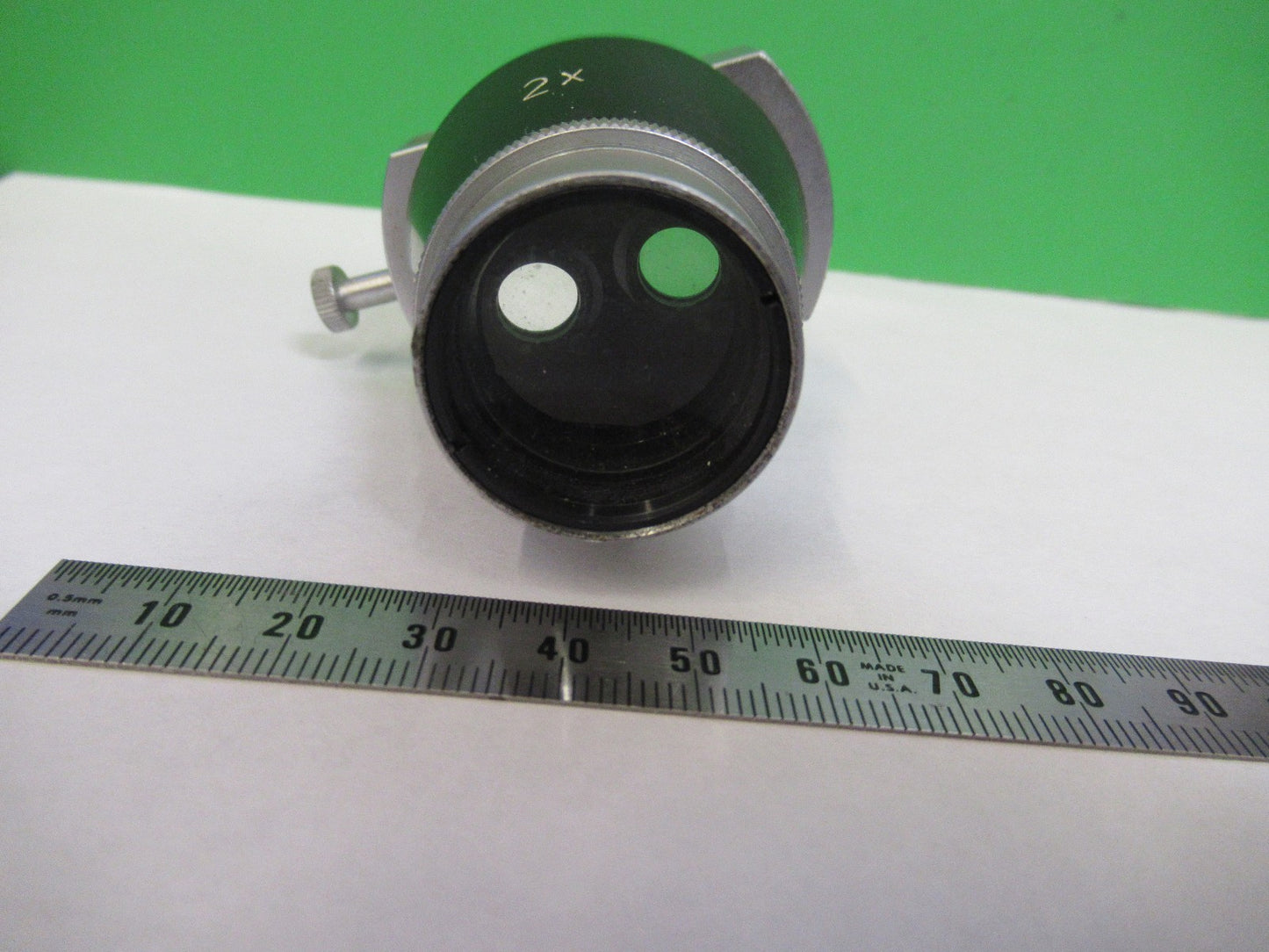 CBS KASSEL BECK OBJECTIVE 2X OPTICS STEREO MICROSCOPE PART AS PICTURED U8-A-01