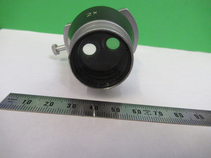 CBS KASSEL BECK OBJECTIVE 2X OPTICS STEREO MICROSCOPE PART AS PICTURED U8-A-01