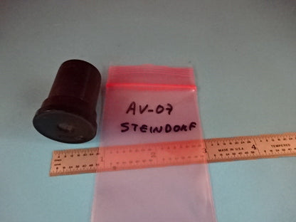 ANTIQUE MICROSCOPE PART STEINDORF GERMANY EYEPIECE VINTAGE OPTICS AS IS #AV-07