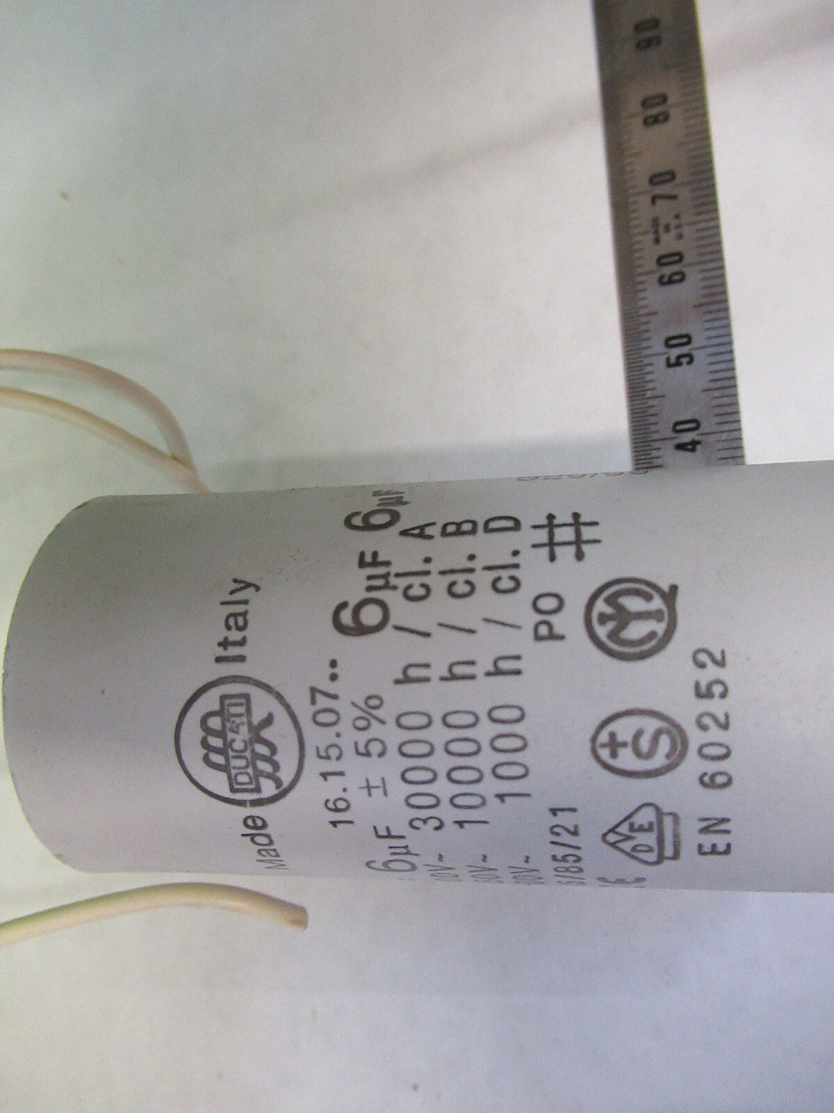 High End Capacitor Italy 6mf 400V 500V Electric Component