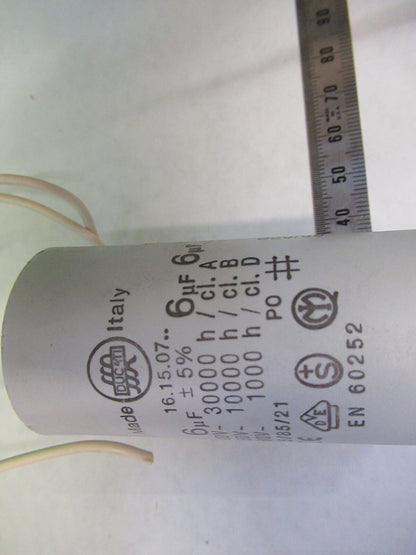 High End Capacitor Italy 6mf 400V 500V Electric Component