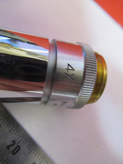 Industrial Bausch & Lomb 4X Lens Objective Microscope