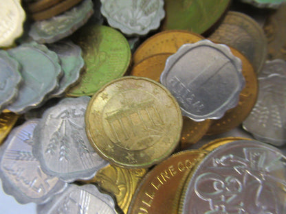 Large Collection Coins Assortment Fancies Unknown